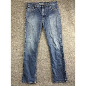 Carhartt Jeans Mens 38x36 Blue Relaxed Fit Rugged Flex Straight Leg Denim Pants